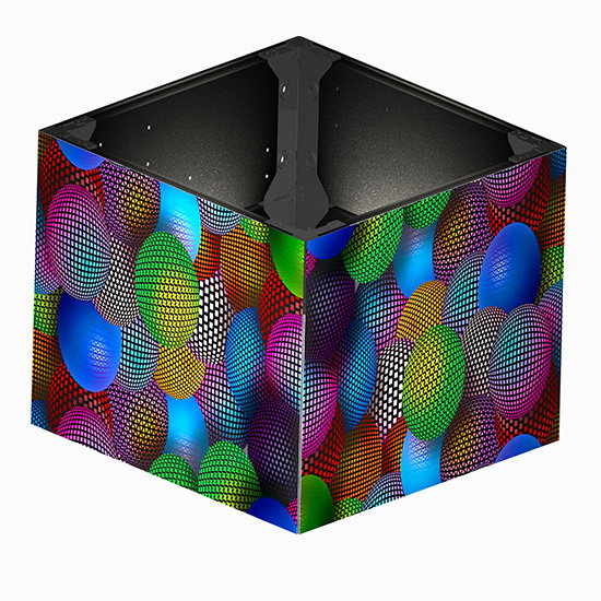 پنل LED 90 درجه سرویس جلو برای صفحه نمایش LED ستون Squre